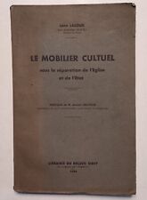 Le Mobilier cultuel sous la