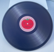 RARE JOSEPH JOSEPH GLASS CHOPPING BOARD 12" VINYL LP RECORD DESIGN TOMATO LABEL