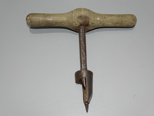 Outil ancien ancienne tariere - -outil,