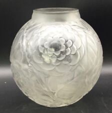 Antique ball vase signed pierre d avesn art deco poppies, poppy .....