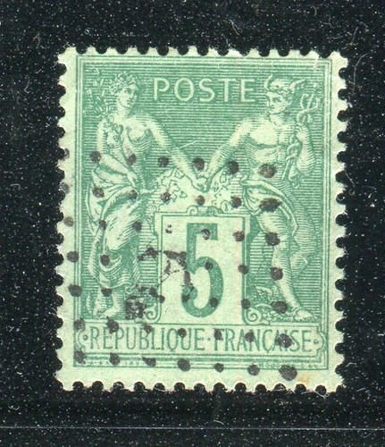 Superbe cachet ancre - -,