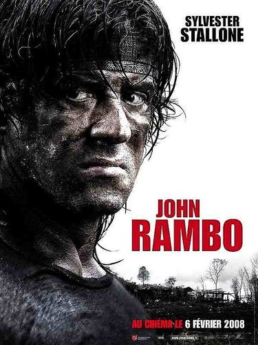 John rambo affiche cinéma - rambo,