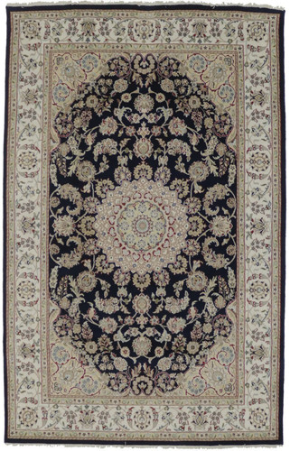 6x9 hand knotted indo - 6x9, indo-nain