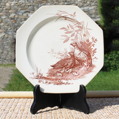 Ancienne assiette cm - 21.7, en