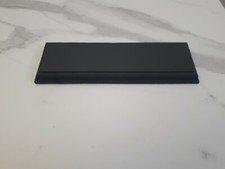  grey painted wooden bases for figurine or model 20 x 6.5 cm