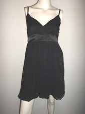 LEGERE ROBE DOUBLE EFFET VOILE ONLY NOIR NOUE LIEN SATINE T:S FINE BRETELLE