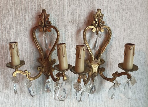 Paire appliques bronze - en,