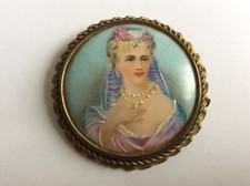 Broche Limoges Pil Dame bijoux