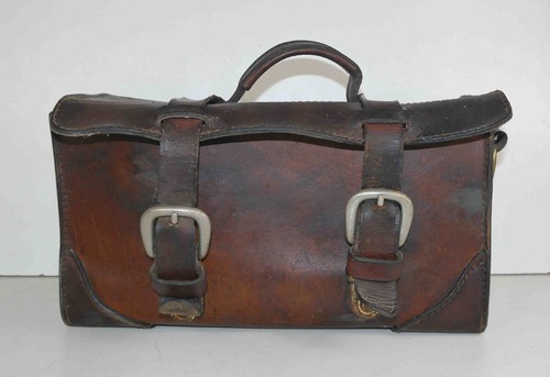 Sacoche ancienne cartable en - ancienne,