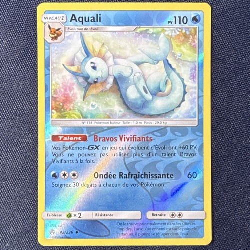 Carte pokémon tcg - pokémon, aquali