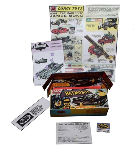 Corgi toys boîte box - , repro
