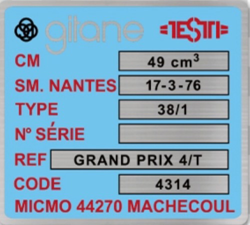 Autocollant gitane testi grand - gitane,