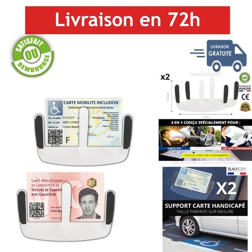 Porte carte handicapé pare - porte,