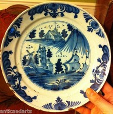 Superbe Assiette faience