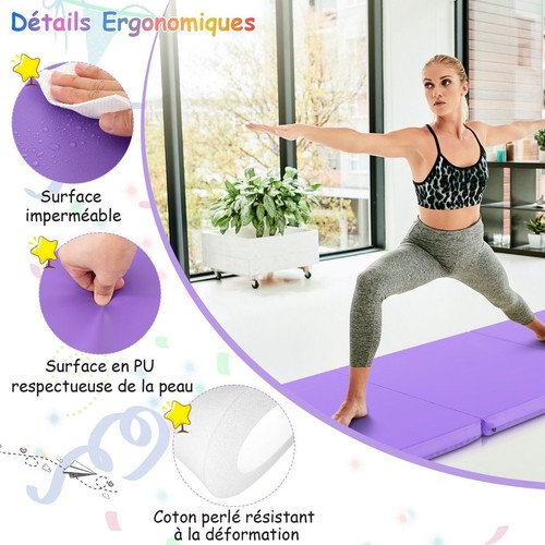Tapis gymnastique yoga - tapis,