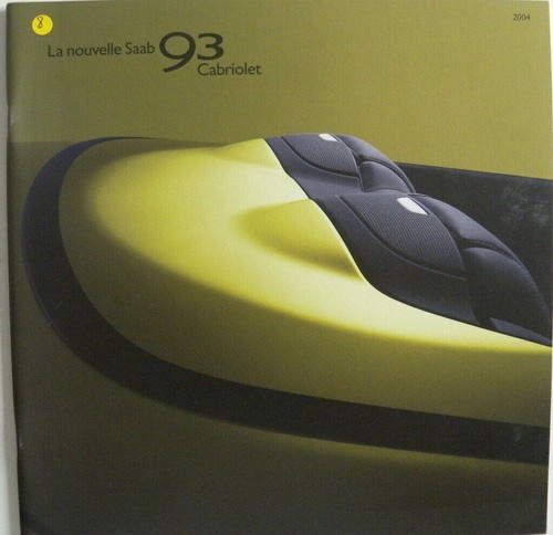 Brochure saab cabriolet de - 93,
