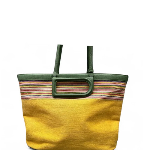 Delvaux tress tote - tote, yellow