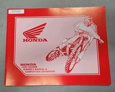 Honda CR500R Owner's Manual Competition Handbook 1993 CR500 CR 500 OEM Genuine