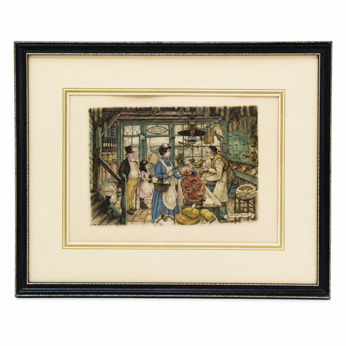 Anton pieck tableau encadré - tableau,