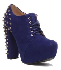 Femmes Lacet Talon Haut Bloc