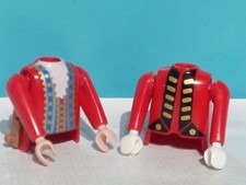 PLAYMOBIL X2 CORPS BRAS ROUGE