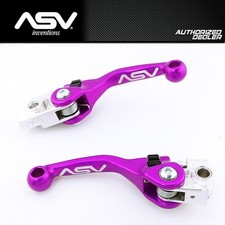 NEW 2026 YAMAHA YZ450F YZ 450 450F ASV F4 CLUTCH & BRAKE LEVER PAIR PACK PURPLE