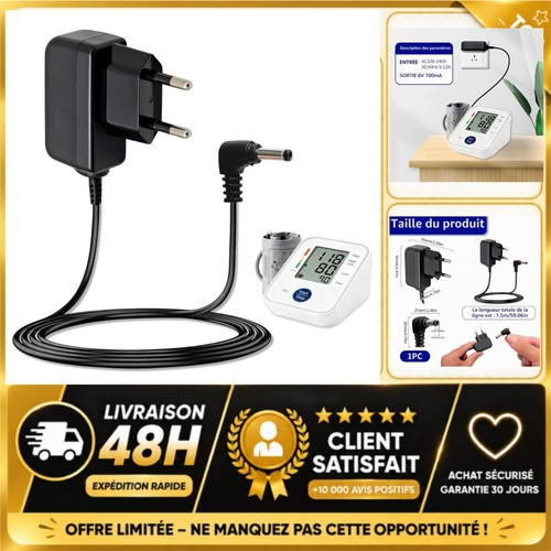 Chargeur tensiomètre omron - omron, 6v