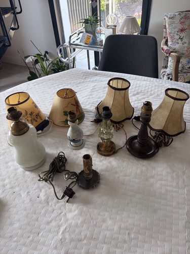 Pieds lampes anciens - pieds,