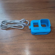 Genuine OEM GoPro Silicone Sleeve Case & Adjustable Lanyard Kit HERO8 Blue
