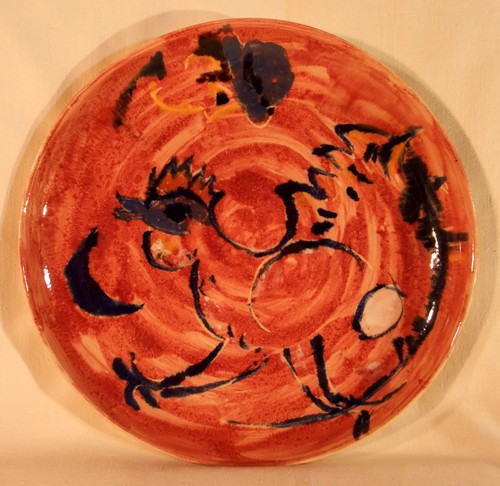 Assiette signée jules - assiette,
