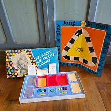 Vintage Board Game "The Longest Word" - ORTF 1965 - Deluxe Edition