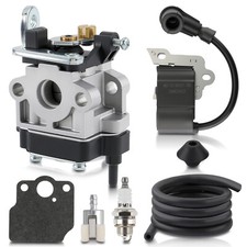 Carburetor & Ignition Coil For Hitachi CG22EADSLP CG22EASSLP CG22EABSLP Trimmer