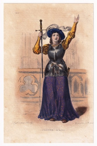 Portrait xixe jeanne - xixe, d'arc