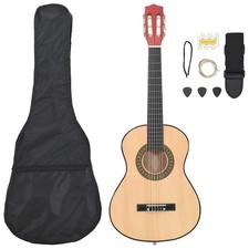 Ensemble de Guitare Classique pour Débutants Musicien 8 pcs Bleu 3/4 36" vidaXL