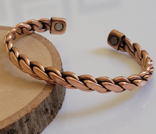 Bracelet magnétique cuivre - magnétique, en