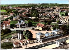 25833 cpsm 77 Saint Mard - La Gare et vue panoramique