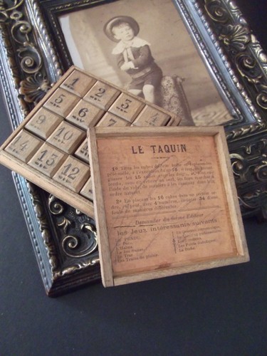 Ancien jeu taquin - ancien, 1900