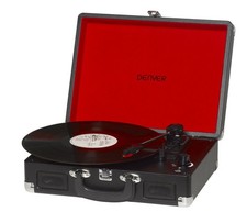 Denver VPL-120 Platine Portative USB Avec Fonction De Numérisation De Vinyle