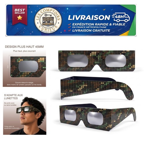 Lunettes éclipse solaire lot