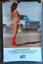 Vintage affiche publicitaire