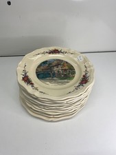 Ensemble de 11 assiette plate Sarreguemines modèle Obernai bonne etat