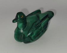 Sculpture Canard Malachite