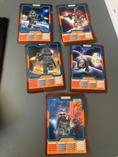 Lot de cartes de jeu de figurines type lego Star wars, ensemble à 1€