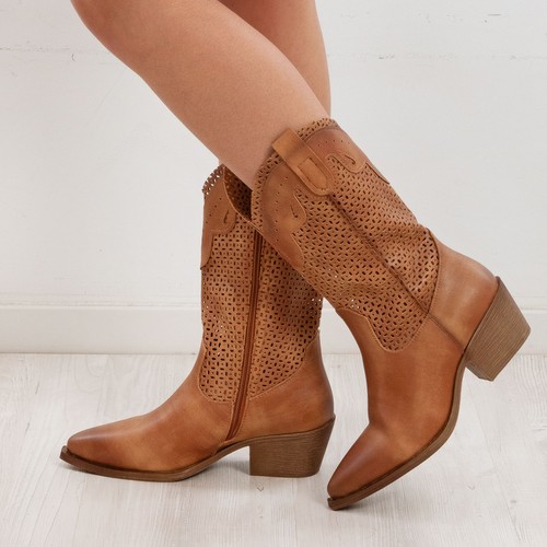 Bottes femme été western - femme,