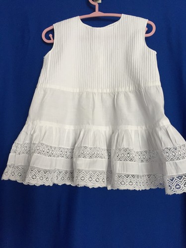Ancienne robe enfant piqué - ancienne, enfant/