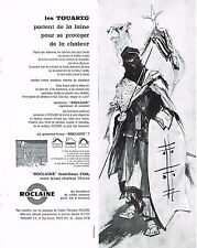 1960 ADVERTISING ADVERTISEMENT ROCLAINE LES TOUAREGS glass wool