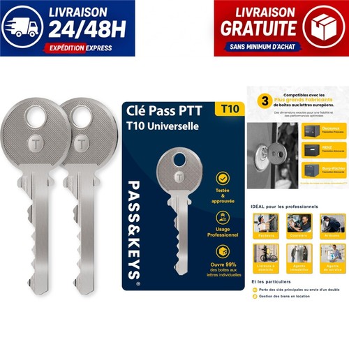 Clé passe ptt - passe, t10