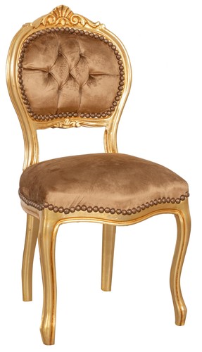 Chaise fauteuil style louis - style,