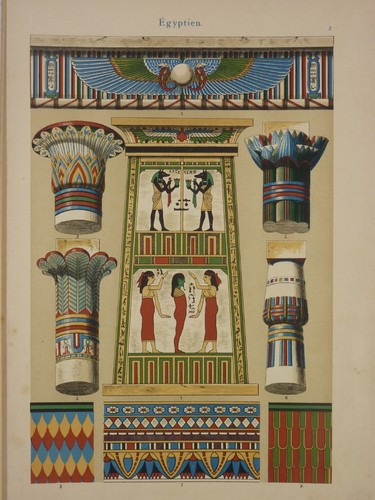 Style egyptien chapiteau