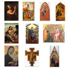 Vierge Marie Jésus toile Art